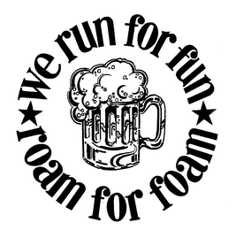 WE RUN FOR FUN ROAM FOR FOAM logo