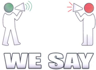 WE SAY logo