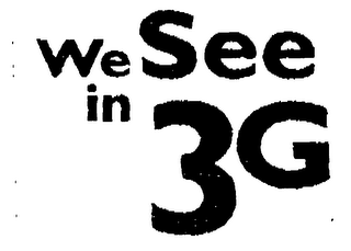WE SEE IN 3 G logo