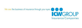 WE SEE THE BUSINESS OF INSURANCE THROUGH YOUR EYES ICWGROUP INSURANCE COMPANIES logo