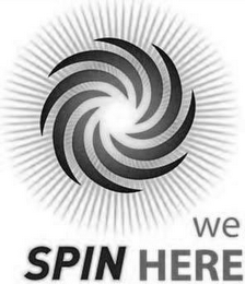 WE SPIN HERE logo