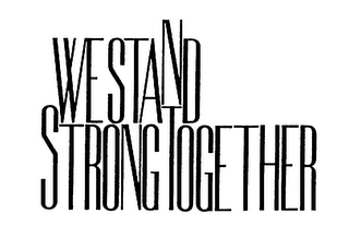 WE STAND STRONG TOGETHER logo