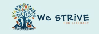 WE STRIVE FOR LITERACY logo