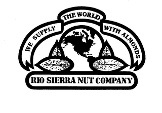WE SUPPLY THE WORLD WITH ALMONDS RIO SIERRA NUT COMPANY logo