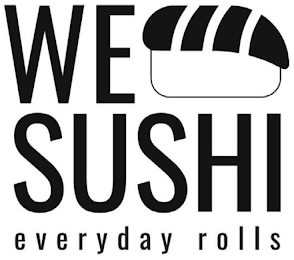 WE SUSHI EVERYDAY ROLLS logo