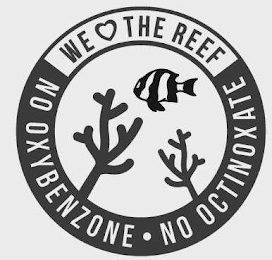WE THE REEF NO OXYBENZONE NO OCTINOXATE logo