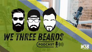 WE THREE BEARDS PODCAST W3B PRODUCTIONS logo