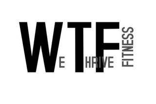 WE THRIVE F FITNESS logo