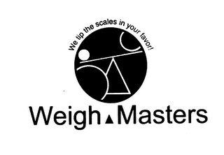 WE TIP THE SCALES IN YOUR FAVOR! WEIGH MASTERS logo