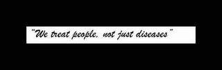 WE TREAT PEOPLE, NOT JUST DISEASES logo