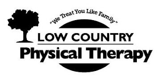 "WE TREAT YOU LIKE FAMILY" LOW COUNTRY PHYSICAL THERAPY logo