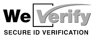WE VERIFY SECURE ID VERIFICATION logo