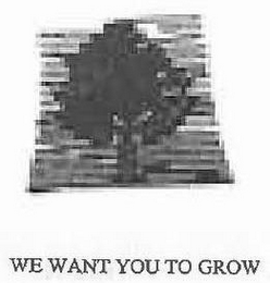 WE WANT YOU TO GROW logo
