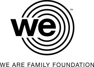 WE WE ARE FAMILY FOUNDATION logo