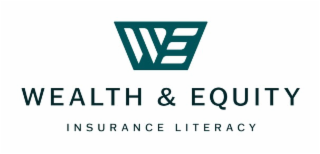 WE WEALTH & EQUITY INSURANCE LITERACY logo