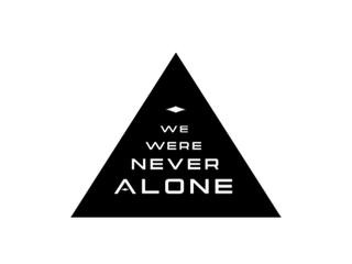 WE WERE NEVER ALONE logo