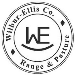 WE WILBUR-ELLIS CO. RANGE & PASTURE logo