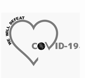 WE WILL DEFEAT COVID-19 logo