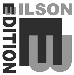 WE WILSON EDITION logo