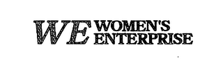 WE WOMEN'S ENTERPRISE logo