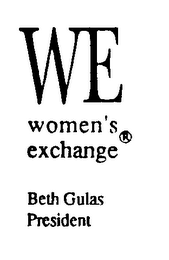WE WOMEN'S EXCHANGE logo