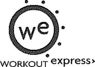 WE WORKOUT EXPRESS logo