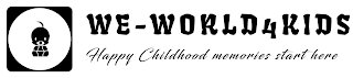 WE-WORLD4KIDS HAPPY CHILDHOOD MEMORIES START HERE logo