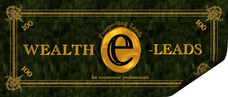 WEALTH E-LEADS PROSPECTING LEADS FOR INVESTMENT PROFESSIONALS logo