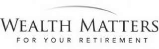 WEALTH MATTERS FOR YOUR RETIREMENT logo
