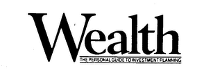 WEALTH THE PERSONAL GUIDE TO INVESTMENT PLANNING logo