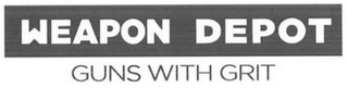 WEAPON DEPOT GUNS WITH GRIT logo