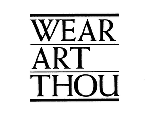 WEAR ART THOU logo