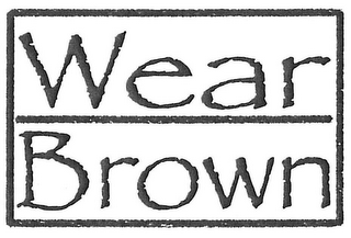 WEAR BROWN logo