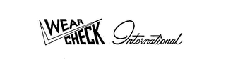 WEAR CHECK INTERNATIONAL logo