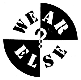 WEAR ELSE ? logo
