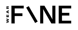WEAR FINE logo