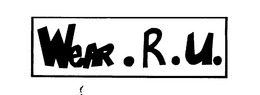 WEAR . R.U. logo
