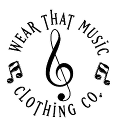 WEAR THAT MUSIC CLOTHING CO. logo