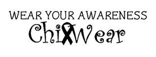 WEAR YOUR AWARENESS CHIXWEAR logo