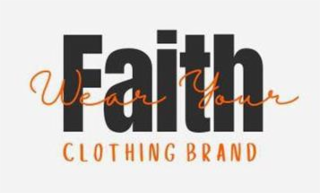 WEAR YOUR FAITH CLOTHING BRAND logo