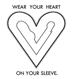 WEAR YOUR HEART ON YOUR SLEEVE. logo