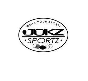 WEAR YOUR SPORT! JUKZ SPORTZ logo