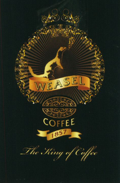 WEASEL COFFEE 1857 THE KING OF COFFEE logo