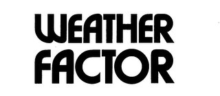 WEATHER FACTOR logo
