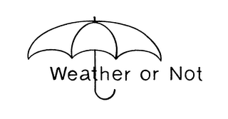 WEATHER OR NOT logo