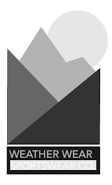 WEATHER WEAR SPORTSWEAR CO. logo