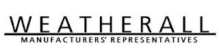 WEATHERALL MANUFACTURERS' REPRESENTATIVES logo