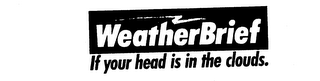 WEATHERBRIEF IF YOUR HEAD IS IN THE CLOUDS. logo