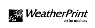 WEATHERPRINT ART FOR OUTDOORS logo