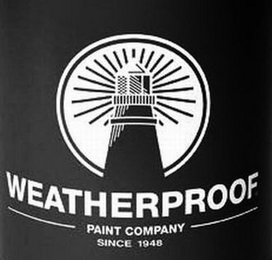 WEATHERPROOF PAINT COMPANY SINCE 1948 logo